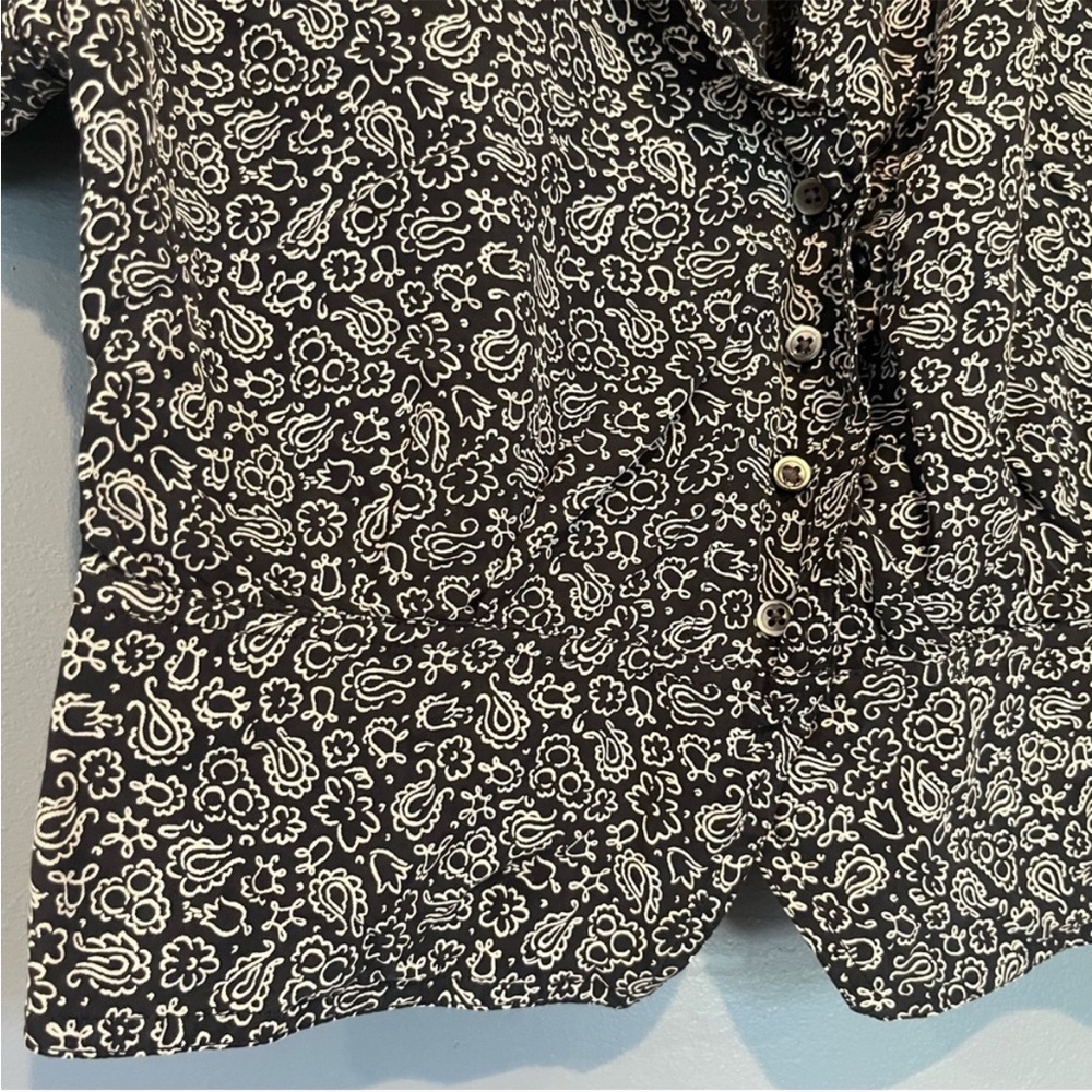 NWOT Madewell Pleated Short-Sleeve Top - Picture 7 of 11